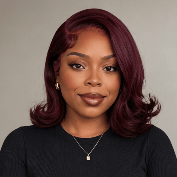 BeQueen Wig Bequeen 5X5 Lace Red Color Glueless Bob Wig(Limited Sales)