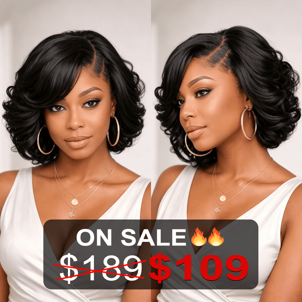BeQueen Wig Bequeen 5X5 Lace Side Part Special  Bob Wig
