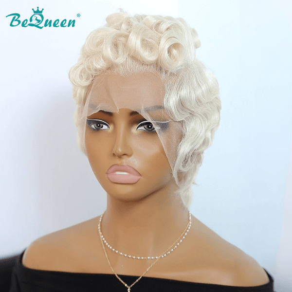 BeQueen Wig PIXIE WIGS Bequeen 613 Waves Pixie Lace Wig
