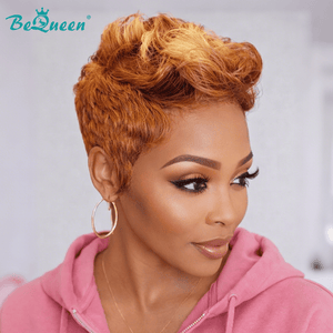 BeQueen Wig PIXIE WIGS Bequeen Amber Waves Pixie Lace Wig