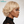 BeQueen Wig Bequeen Blonde Color Upturned Short Bangs Wig