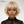 BeQueen Wig Bequeen Blonde Color Upturned Short Bangs Wig