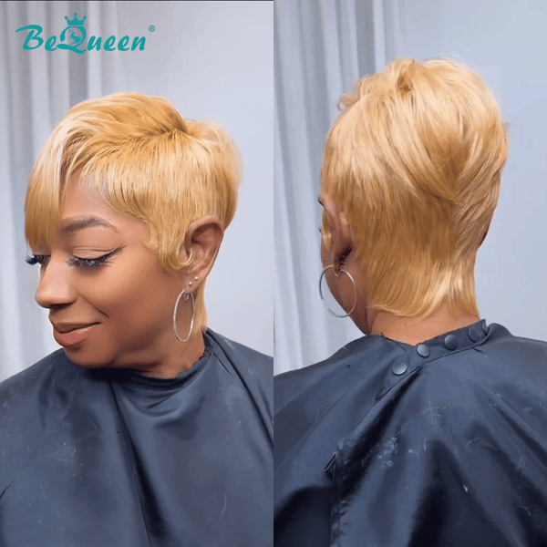 BeQueen Wig gift Bequeen Blonde Special Short Pixie Wig