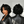 BeQueen Wig Luxurious Customized Wigs Bequeen Chic Black Finger Wavy Lace Bob Wig