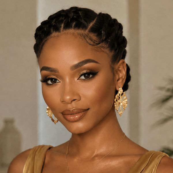 BeQueen Wig FULL LACE WIG Black Bequeen Chic Elegant Braid 100% Human Hair Full Lace Wig-1