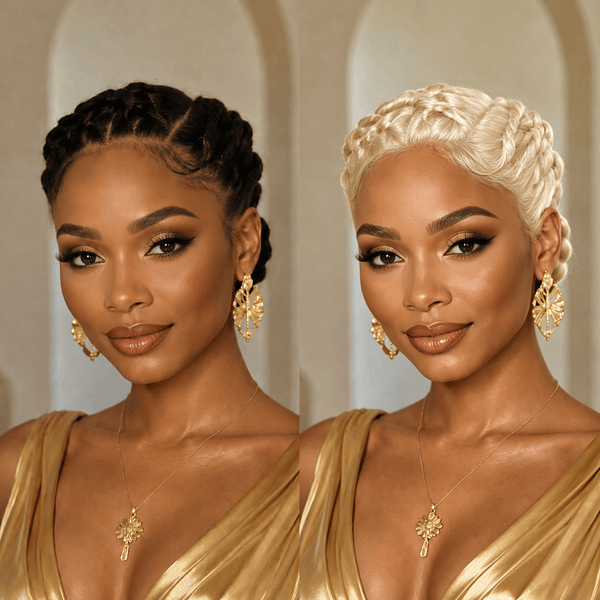 BeQueen Wig FULL LACE WIG Bequeen Chic Elegant Braid 100% Human Hair Full Lace Wig-1