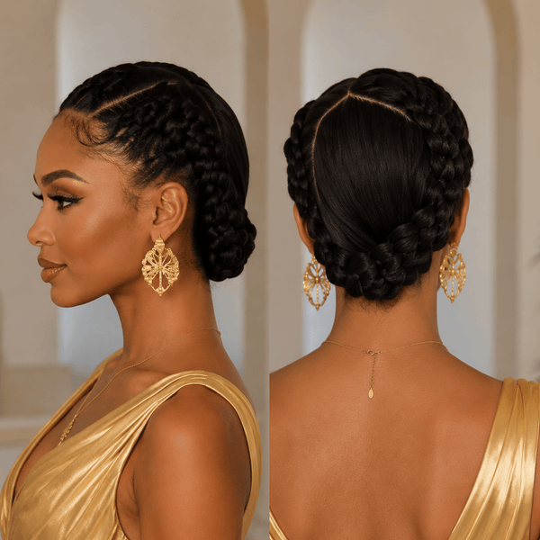 BeQueen Wig FULL LACE WIG Bequeen Chic Elegant Braid 100% Human Hair Full Lace Wig-1