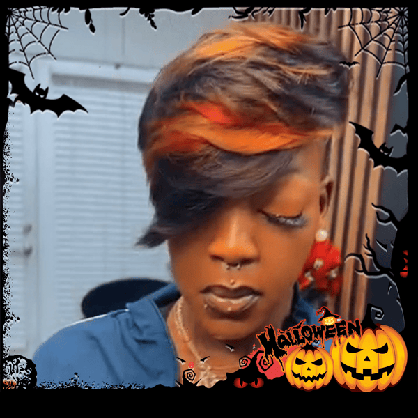 BeQueen Wig TOPPER & MOHAWK Bequeen Colorful Side Part Wave Sexy Topper