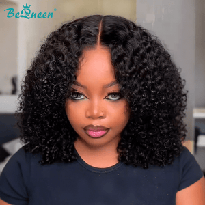 BeQueen Wig Bequeen Curly Wavy Glueless Bob Wig