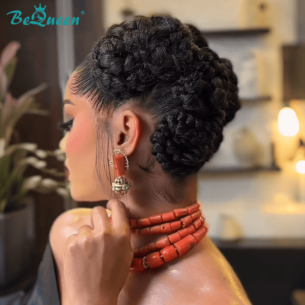 BeQueen Wig Sexy Braid Lace Wig Bequeen Cute Full Lace 100% Human Hair Braid-1