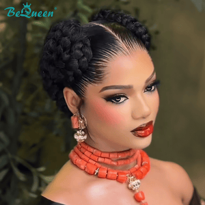 BeQueen Wig Sexy Braid Lace Wig Bequeen Cute Full Lace 100% Human Hair Braid-1