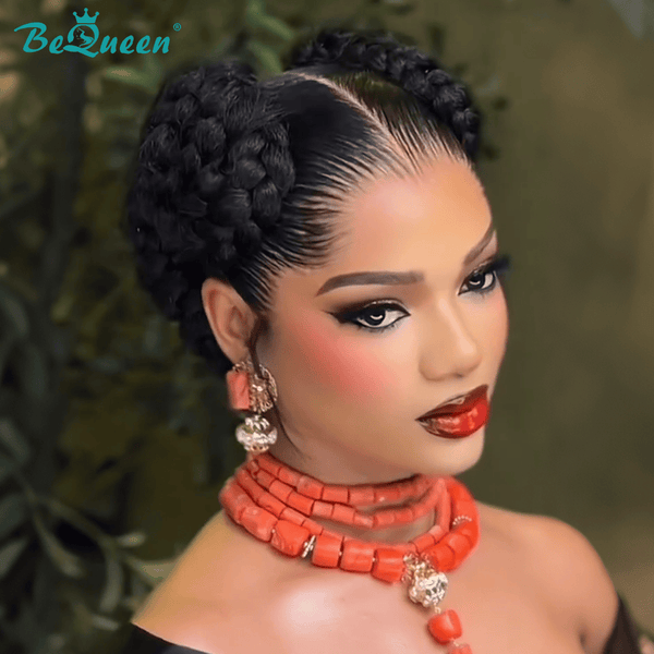 BeQueen Wig Sexy Braid Lace Wig Bequeen Cute Full Lace 100% Human Hair Braid-1