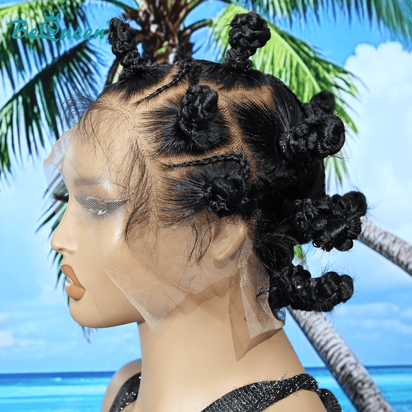 BeQueen Wig Sexy Braid Lace Wig Bequeen Cute Full Lace 100% Human Hair Braid