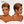 BeQueen Wig PIXIE WIGS Bequeen Dark Brown And Light Brown Color Curly Pixie Wig