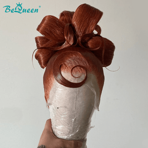 BeQueen Wig WEDDING WIG Bequeen Dramatic Copper Red Wedding Wig