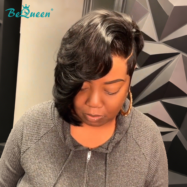 BeQueen Wig PIXIE WIGS Bequeen Effortless Side Part Long Style Pixie Wig
