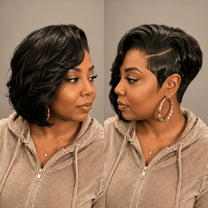 BeQueen Wig PIXIE WIGS Bequeen Effortless Side Part Long Style Pixie Wig