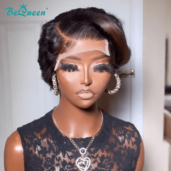 BeQueen Wig FULL LACE WIG Bequeen Elegant Highlight Brown Frontal Lace Wig
