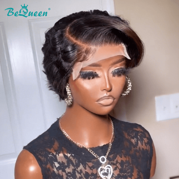 BeQueen Wig FULL LACE WIG Bequeen Elegant Highlight Brown Frontal Lace Wig