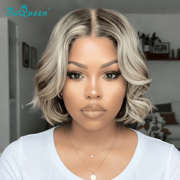 BeQueen Wig Bequeen Fashion Black MIxed 613 Bob Lace Wig