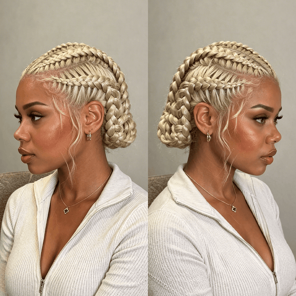 BeQueen Wig Sexy Braid Lace Wig Bequeen Fashion Blonde Braid Full Lace Wig