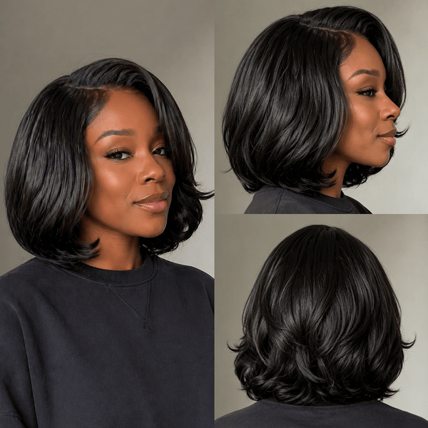 BeQueen Wig Bequeen Fashion Natrual Black Bob Wig