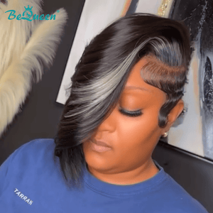 BeQueen Wig Luxurious Customized Wigs Bequeen Fashion Side Part Long Bob Wig