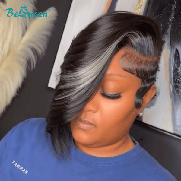 BeQueen Wig Luxurious Customized Wigs Bequeen Fashion Side Part Long Bob Wig