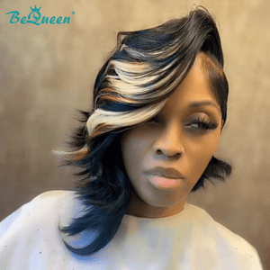 BeQueen Wig FULL LACE WIG Bequeen Fashion Side Part Wave Full Lace Wig