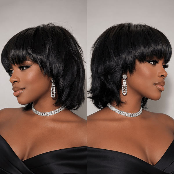 BeQueen Wig Bangs wig Bequeen Fashion Style Short Bangs Wig