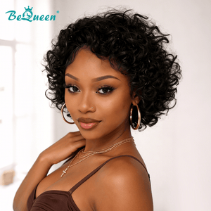 BeQueen Wig PIXIE WIGS Bequeen Fluffy Chic Pixie Lace Wig