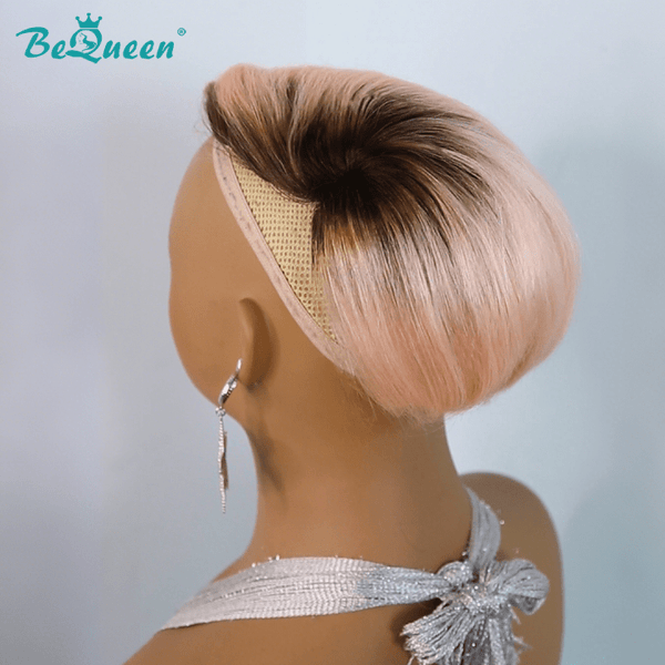 BeQueen Wig TOPPER & MOHAWK Bequeen Light Peach Edge Queen Sexy Topper