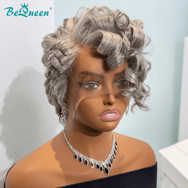 BeQueen Wig Luxurious Customized Wigs Bequeen Luxurious Customized Side Part Curly Wig