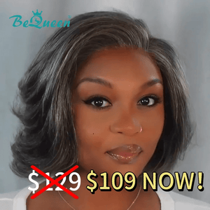 BeQueen Wig Luxurious Customized Wigs Bequeen Luxurious Customized Side Part Salt Fashion Wig