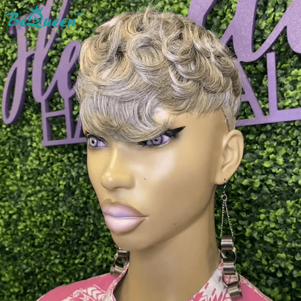BeQueen Wig TOPPER & MOHAWK Bequeen Machine Made Big Wavy Topper