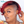 BeQueen Wig TOPPER & MOHAWK Bequeen Machine Made Fashion Red Topper