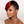 BeQueen Wig TOPPER & MOHAWK Bequeen Mixed Red Color Machine Made Side Part Topper