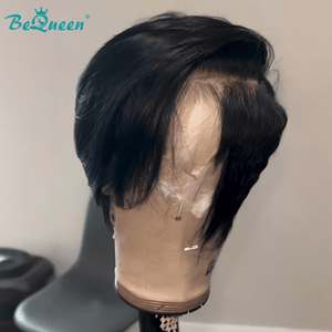 BeQueen Wig PIXIE WIGS Bequeen Natural Black Fashion Full Lace Wig