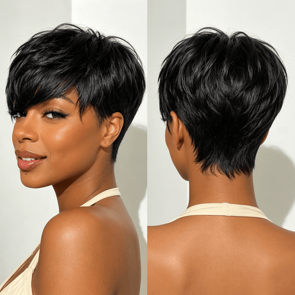 BeQueen Wig TOPPER & MOHAWK Bequeen Natural Black Sexy Topper