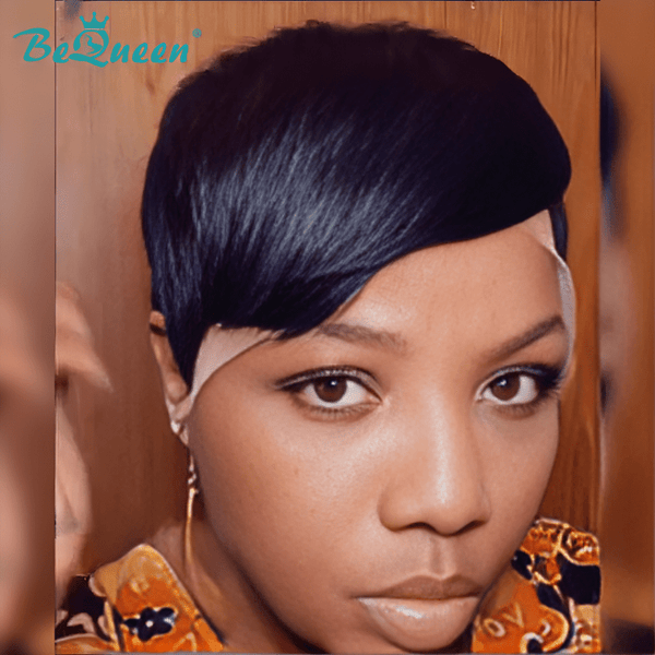 BeQueen Wig FULL LACE WIG Bequeen Natural Black Side Part Lace Wig