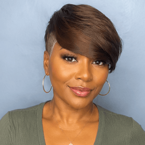 BeQueen Wig TOPPER & MOHAWK Bequeen Natural Dark Brown Side Part Machine Made Topper 100% Human Hair