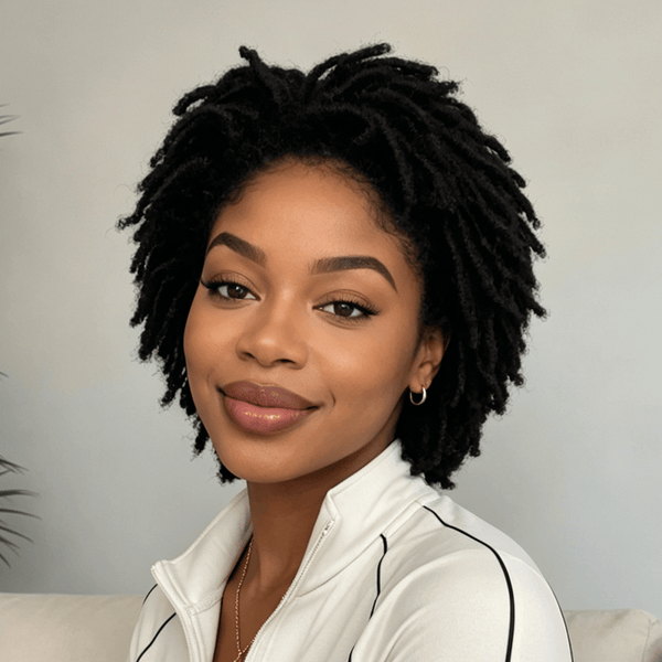 BeQueen Wig PIXIE WIGS Bequeen Neat Black Kinky Curly Pixie Short Cut Afro Style For Black Women