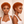 BeQueen Wig PIXIE WIGS Bequeen Orange #350 Curly Afro Glueless Pixie Cut Wig