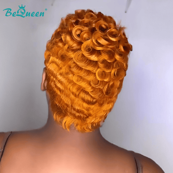 BeQueen Wig PIXIE WIGS Bequeen Orange Sexy Style Pixie Wig
