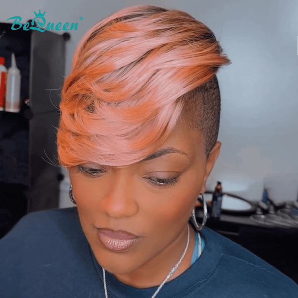 BeQueen Wig TOPPER & MOHAWK Bequeen Peach Edge Queen Sexy Topper