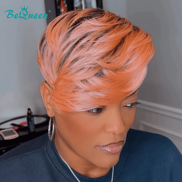 BeQueen Wig TOPPER & MOHAWK Bequeen Peach Edge Queen Sexy Topper