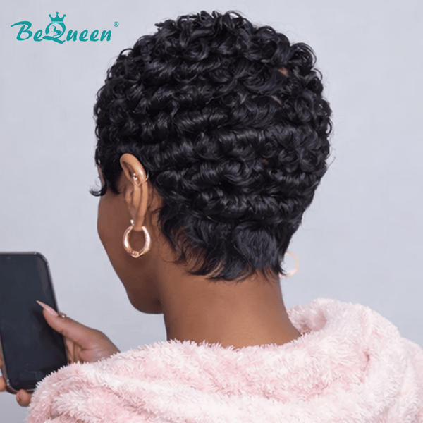 BeQueen Wig PIXIE WIGS Bequeen Pixie Wave Frontal Lace Wig-1