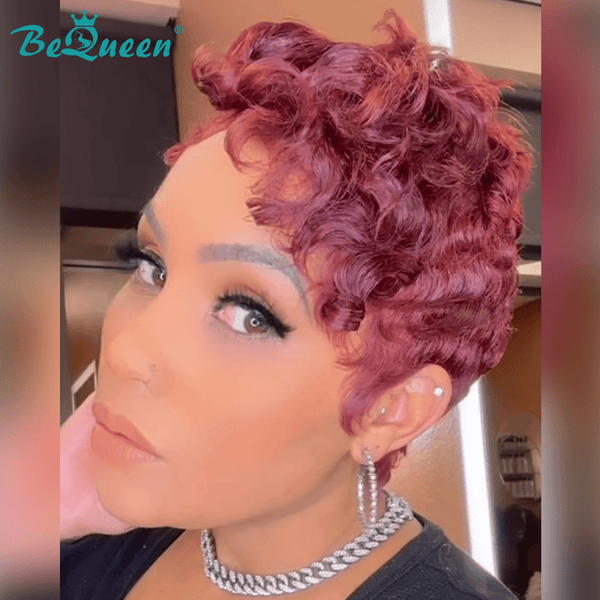 BeQueen Wig FULL LACE WIG Bequeen Purple Curl Full Lace Wig