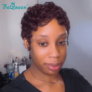 BeQueen Wig FULL LACE WIG Bequeen Purple Finger Wave Lace Wig