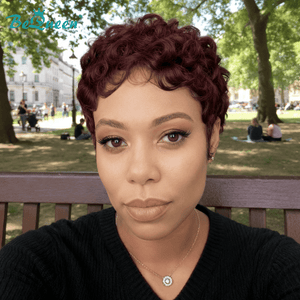 BeQueen Wig FULL LACE WIG Bequeen Purple Finger Wave Lace Wig